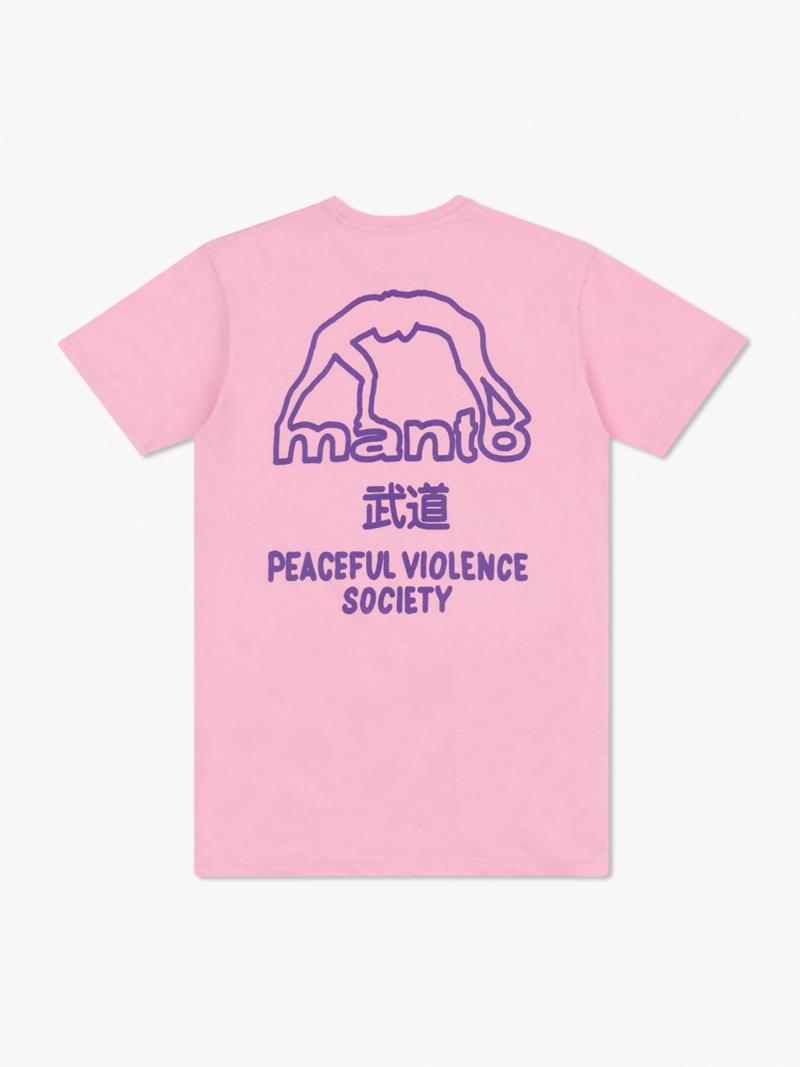 MANTO society 25 tshirt-pink